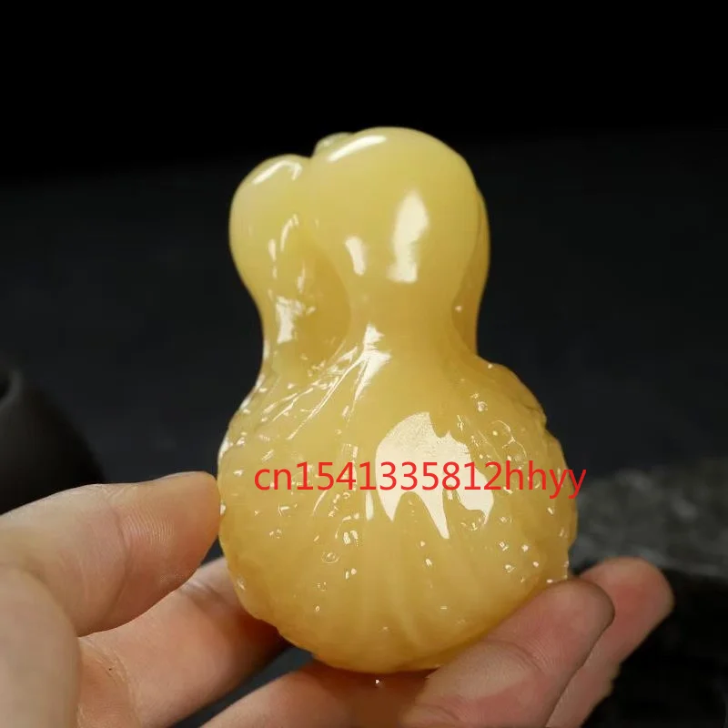 

Hot selling natural hand-carved jade Beige Cabbage Makes a Fortune Necklace pendant accessories Men Women Fashion Accessoriess