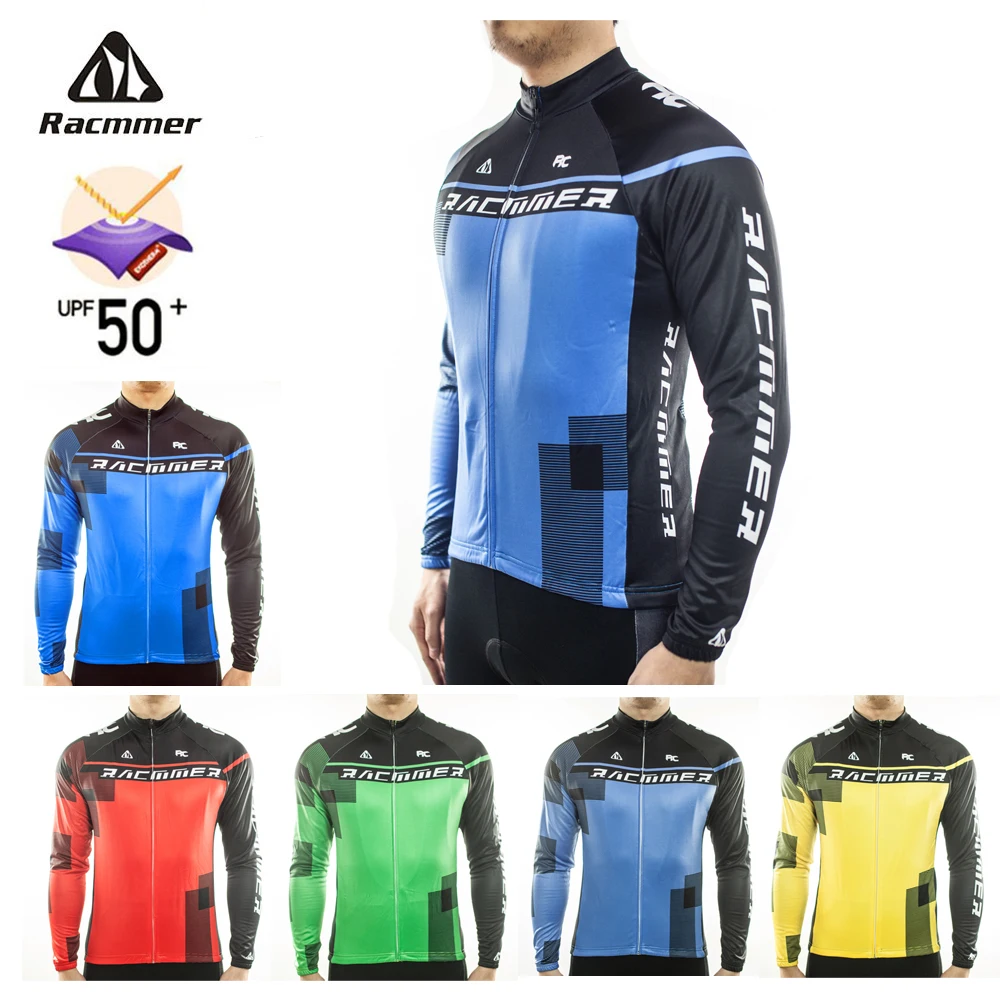 Мужская велосипедная Джерси с длинным рукавом на весну/осень