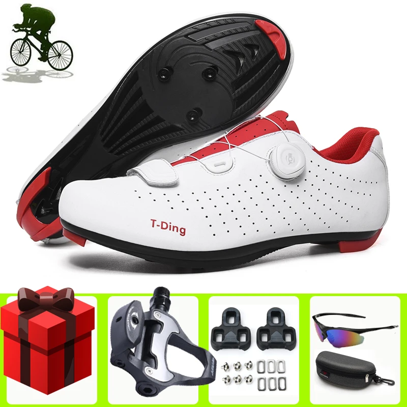 

2021Road Bicycle Shoes Self-Locking Bicycle Racing Sneakers Triathlon Sapatilha Ciclismo Breathable Sports Bike Shoes