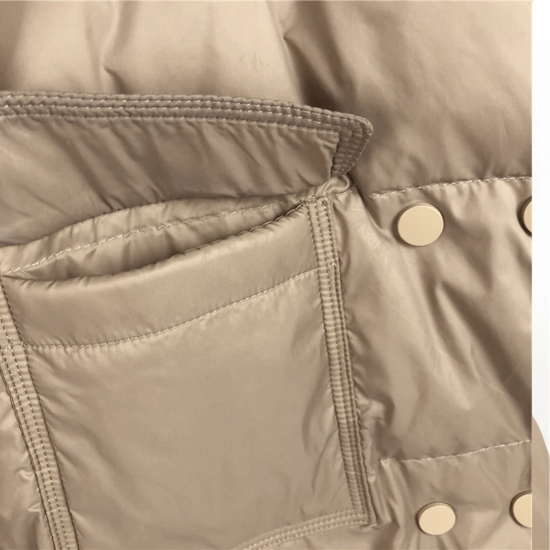 

Winter Down Vest Women Short Vest Windbreaker Lightweight Body Warmer Waistcoat Female White Gilets Down Coat Sleeveless Jacket
