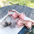 Повязка на голову для маленьких девочек, милый головной убор с кружевным бантом, эластичная Корона, тюрбан, головной убор принцессы, фотореквизит, Детские аксессуары для волос