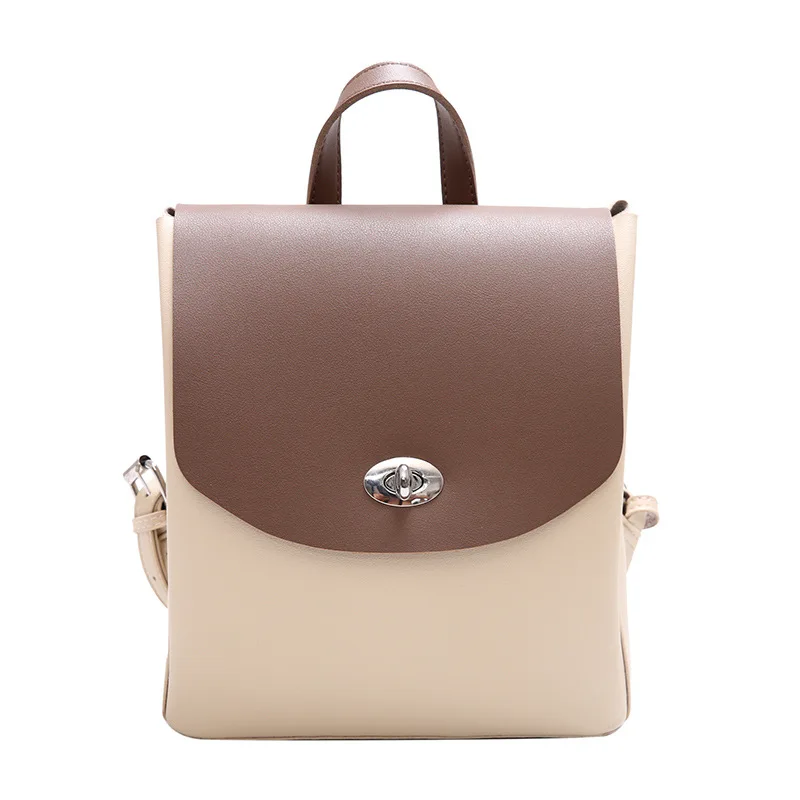 

2020 Backpack Women PU Leather Shoulder Bag For Teenage Girls Kids Multi-Function Small Bagpack Female Ladies School Backpack