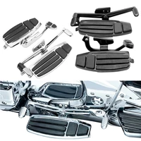 driver floorboard footboard fit for honda goldwing gl1800 01 17 f6b valkyrie 14 15 chrome black motorcycle