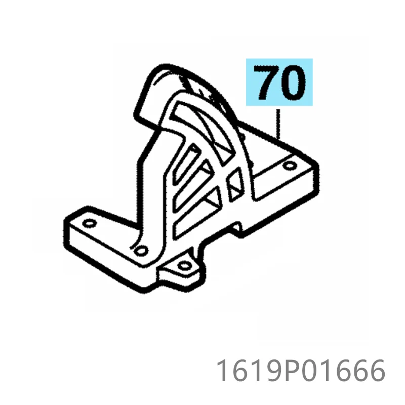 

Шарнирный кронштейн для циркулярной ручной пилы BOSCH GKS85 GKS235 1619P01666, запчасти для электроинструментов