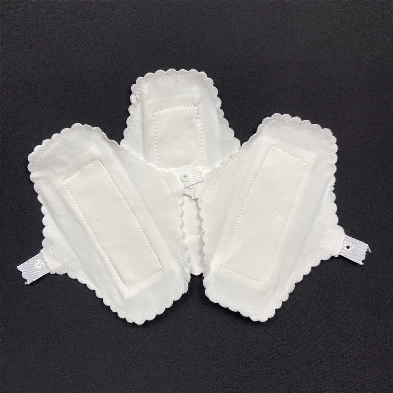 

5Pcs Thin Reusable Cotton Pads Menstrual Cloth Sanitary Soft Pads Napkin Washable Waterproof Panty Liners Feminine Hygiene Pads