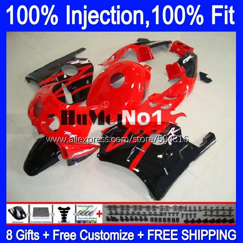 

Injection For HONDA CBR 250RR CBR250RR 90 91 92 93 94 135MC.16 glossy red MC22 CBR250 RR 1995 1996 1997 1998 1999 OEM Fairing