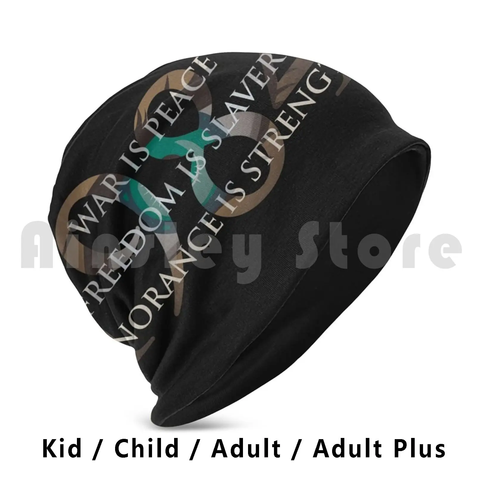 

Nineteen Eighty-Four [ 1984 ] Beanie Hedging Cap DIY Print Cushion 1984 Nineteen Eighty Four George Orwell Books Big