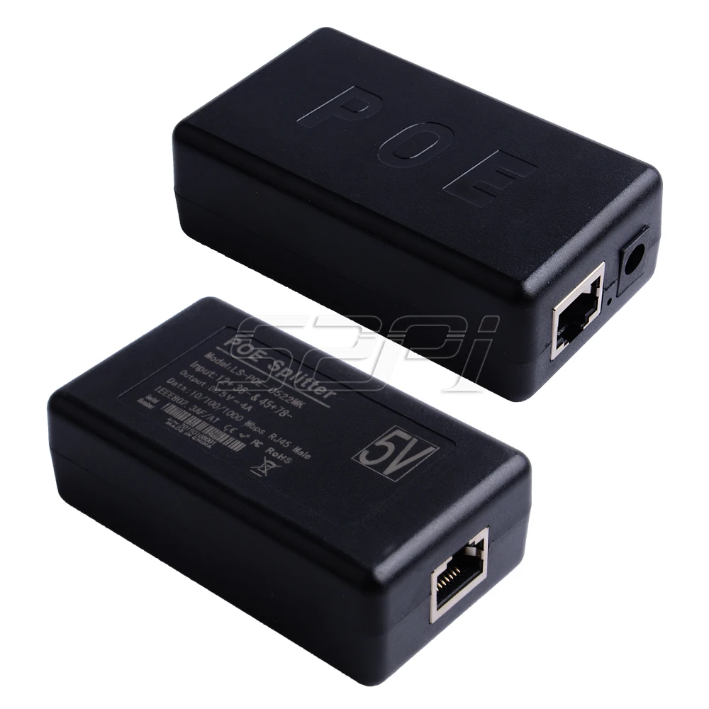 52Pi Gigabit Raspberry Pi 4 (Модель B ) / 3B + Активный сплиттер PoE USB TYPE C 48V 5V коммутатор питания