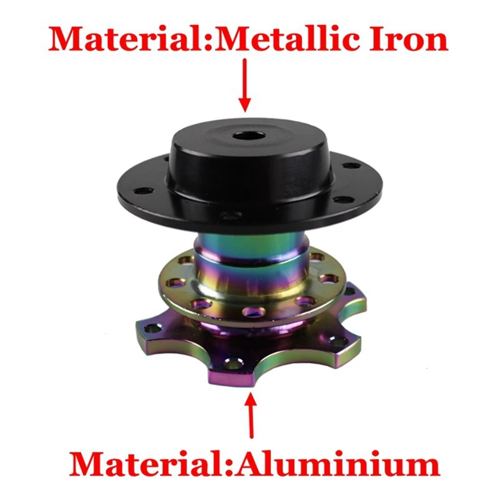 Универсальные запчасти для автомобилей гоночный руль 6 отверстий авто