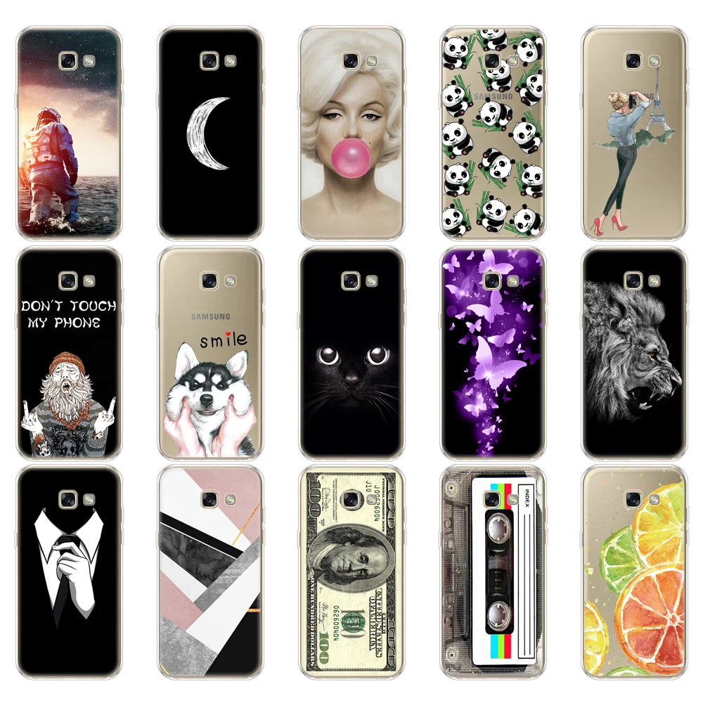Silicon case For Samsung A5 2017 Case Soft tpu Phone for Galaxy SM-A520F back Cover | Мобильные телефоны и аксессуары