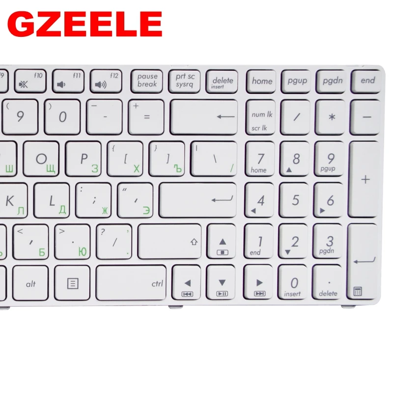 Русская клавиатура для ноутбука Asus K52 K52F K52DE K52D K52JB K52JC K52JE K52J K52N A72 A72D A72F A72J N50 N50V ру