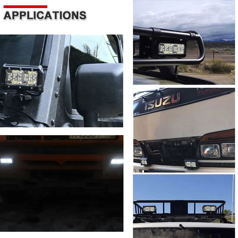 7 дюймовая светодиодная балка 3 х рядная прожекторная с комбинированным лучом