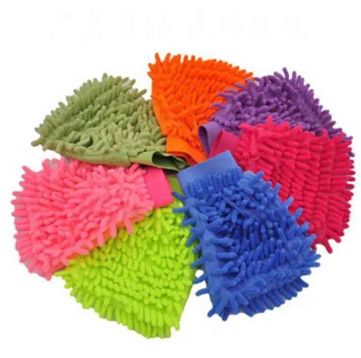 

Super Mitt Microfiber Car Window Washing Home Cleaning Cloth Duster Towel Gloves Wholesale