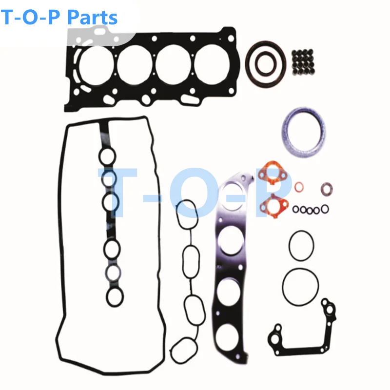 Комплект прокладок для ремонта двигателя 1ZZ 1zzfe 1ZZ-FE Toyota ALTIS COROLLA CE120 ZZE122 NZE120 04111-22152 |
