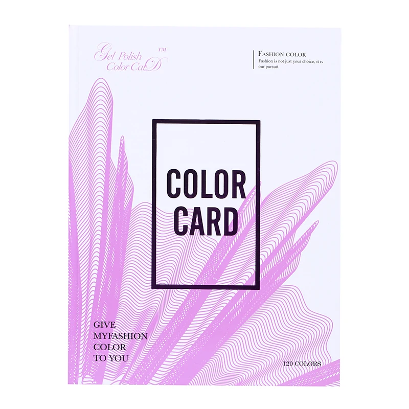 

False Nail Tips Display Hardcover Book Dedicated Professional Nail Gel Polish Color Card Manicure Nail Art Tools &Accessorries