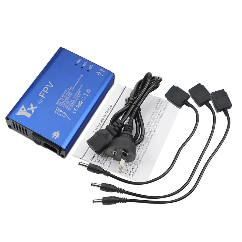 

Быстро Батарея Зарядное устройство USB кабель зарядки линии связи Порты и разъёмы 4 в 1 адаптер для зарядного кабеля для DJI Mavic Pro FPV Drone Батарея ...