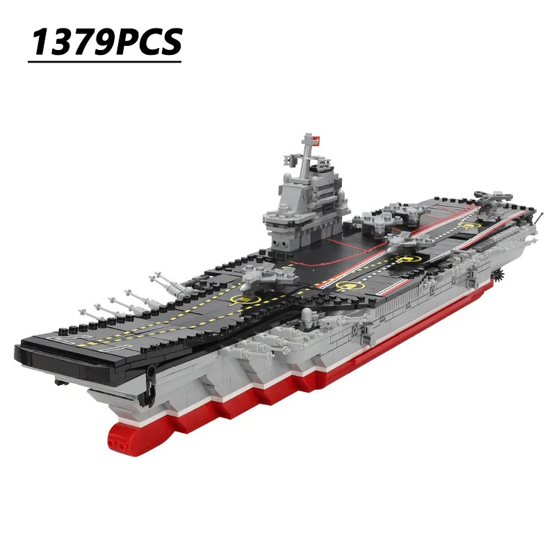 Строительные блоки China авиационный Перевозчик Liaoning Ship детская игрушка кирпич