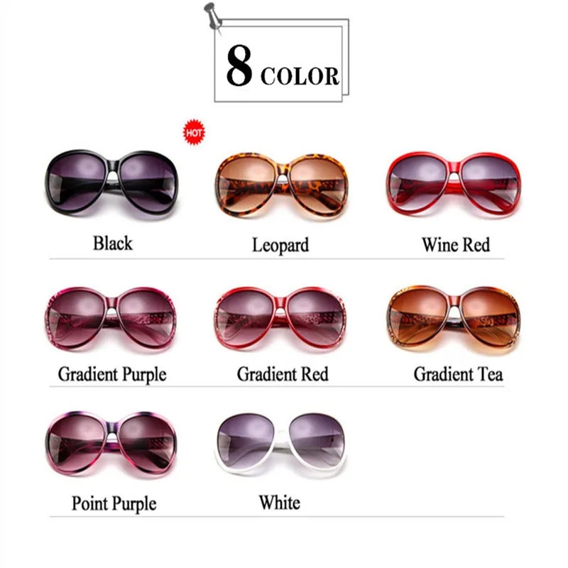 Овальные Солнцезащитные очки AIMISUV 2020 женские круглые градиентные солнцезащитные