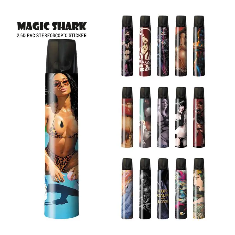 Ультратонкий Женский комплект для вейпа Magic Shark 2.5D со стереозвуком девушек и Льва