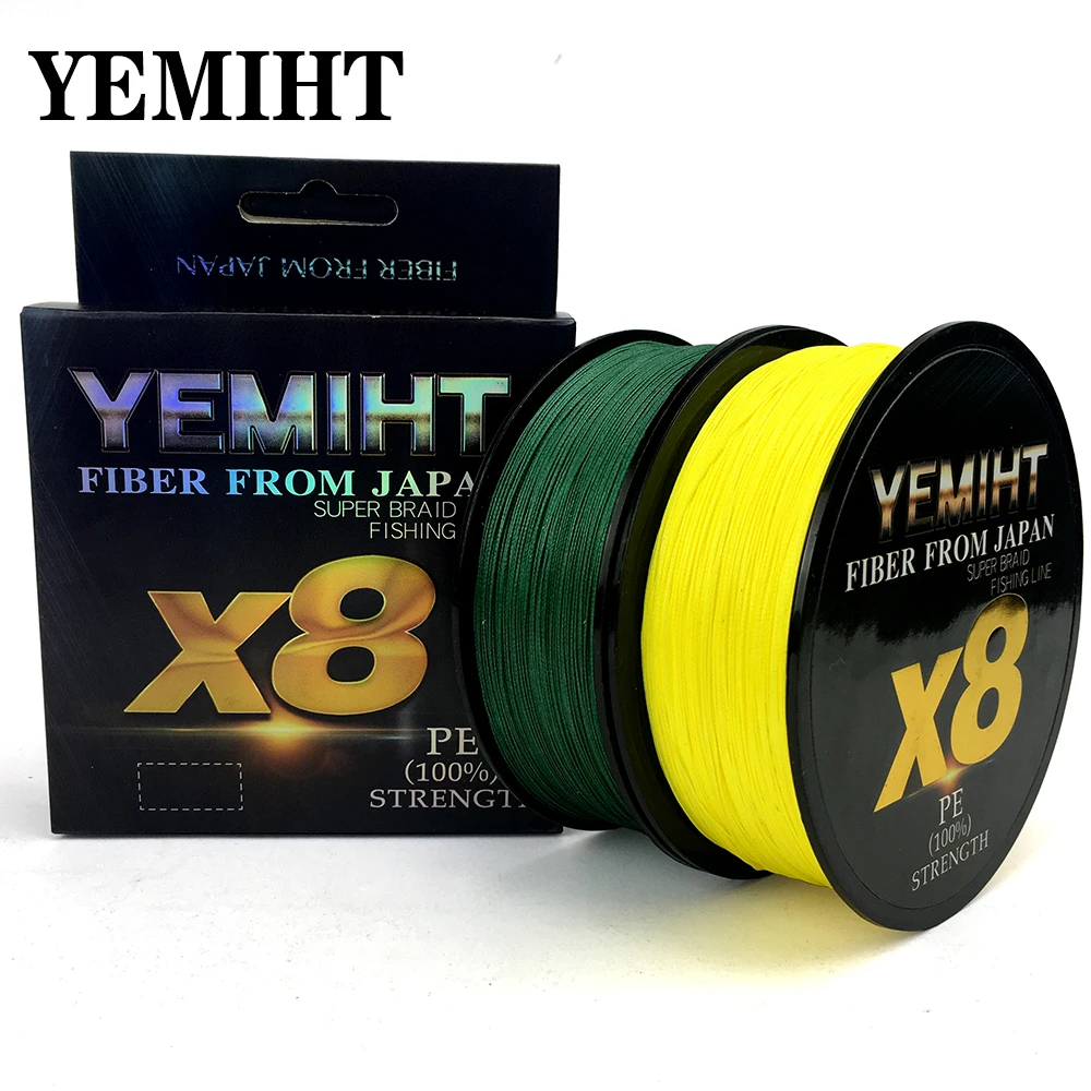 

YEMIHT 8 Strands 500M/300M/100M Braided Fishing Line 0.14mm-0.40mm Carp Fishing pesca pe Line