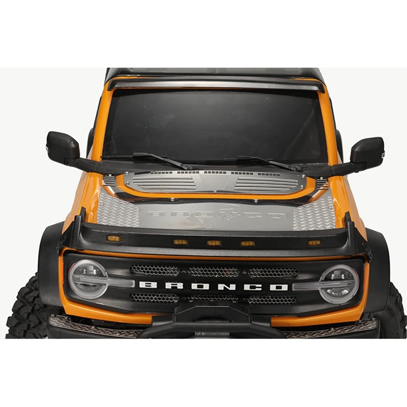 Металлическая крышка двигателя защита капота декоративный лист для TRAXXAS TRX4 Bronco