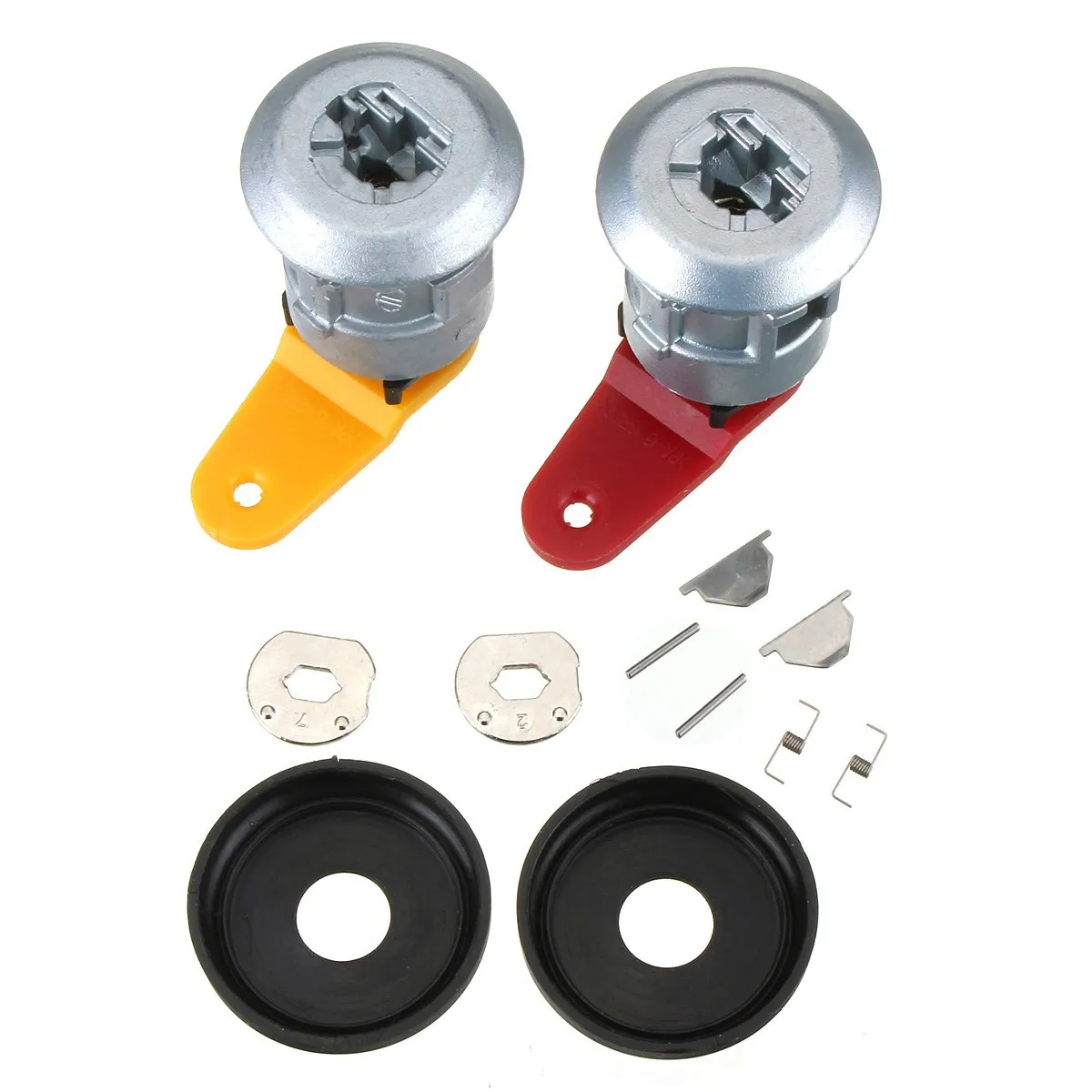 Автомобильный Дверной замок в комплекте с 2 кнопками передний правый левый для Ford