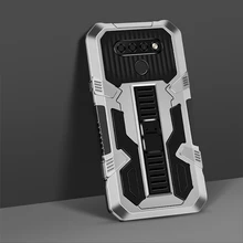 For LG Aristro 5 Pro Stylo 6 7 Case Luxury Armor stand Cover For LG K31 K51 K61 K41S K51S Sturdy Shockproof Bumper Phone Cases