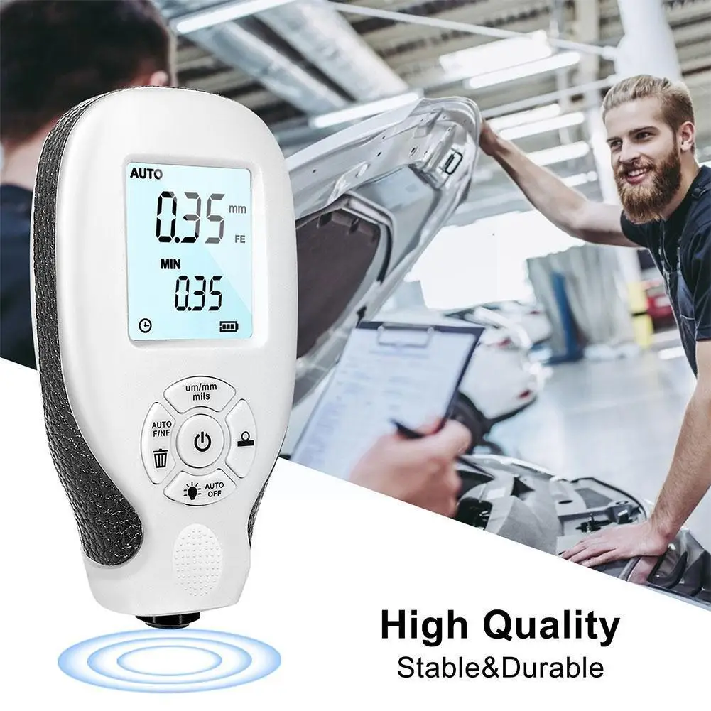 

Толщиномер для лакокрасочного покрытия автомобиля, 1 шт.