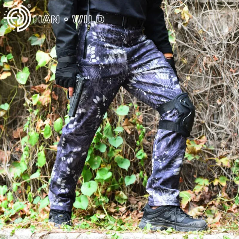 Уличные аксессуары тактические брюки из мягкого материала Походные штаны