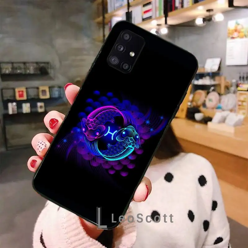 

Zodiac Signs Phone Case For Samsung galaxy S 7 8 9 10 20 edge A 6 10 20 30 50 51 70 note 10 plus