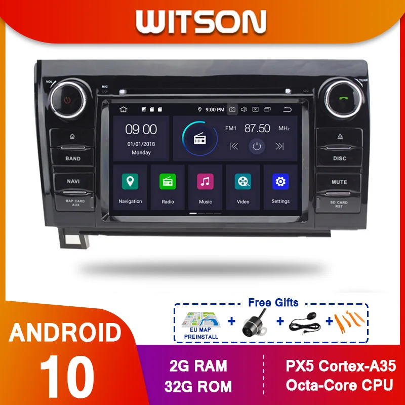WITSON Android 10.0 Octa core(eight core) Car Dvd GPS Player FOR TOYOT TUNDRA(2007-2013) SEQUOIA 4G RAM 32G ROM IPS TOUCH SCREEN |