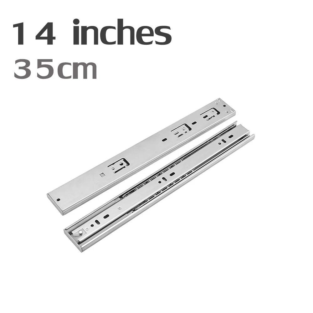 1 пара направляющих для кухонного шкафа ящиков выдвижных тихих раздвижных замков