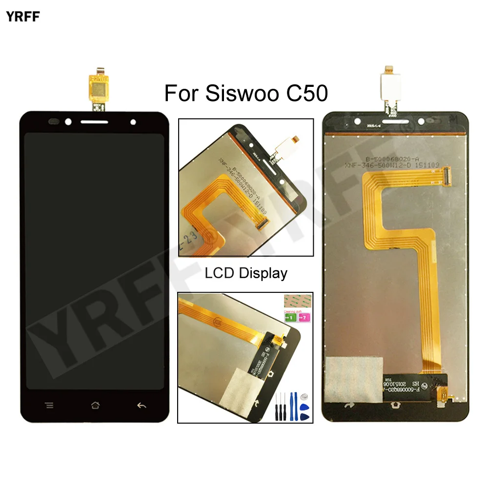 100% протестированный ЖК-экран s для Siswoo C50 ЖК-дисплей цифровой преобразователь