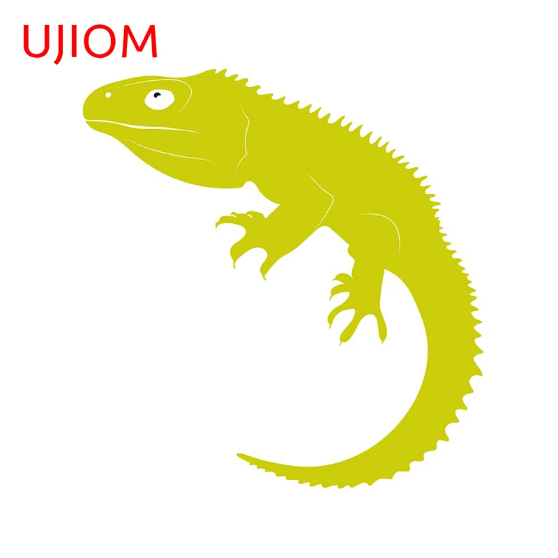 

Наклейки на стены UJIOM Tuatara, наклейка с мультяшными животными, наклейка для домашнего декора, водонепроницаемые наклейки для гостиной