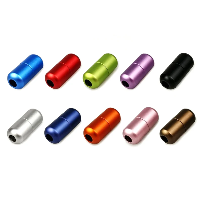 10 шт. эластичные шнурки с застежками металлическая капсула блокировки пряжки