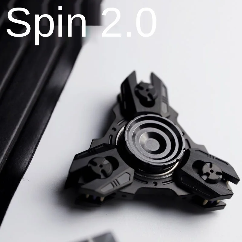 

Original Fingertip Gyro Three-Page Rotation 2.0 Fingertip Gyro Three-Leaf Fidget Spinner Adult Stress Relief Toys