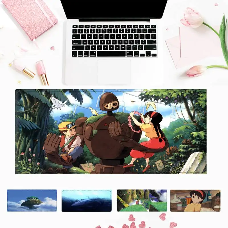 

Designer Castle in the Sky Gaming Mouse Pad Gamer Keyboard Maus Pad Desk Mouse Mat Game Accessories For Overwatch