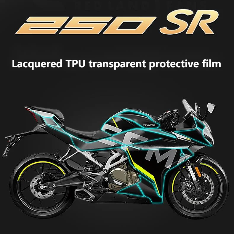 

Motorcycle Body Protective Film Whole Car Sticker Transparent Waterproof and Scratch for Cfmoto 250sr