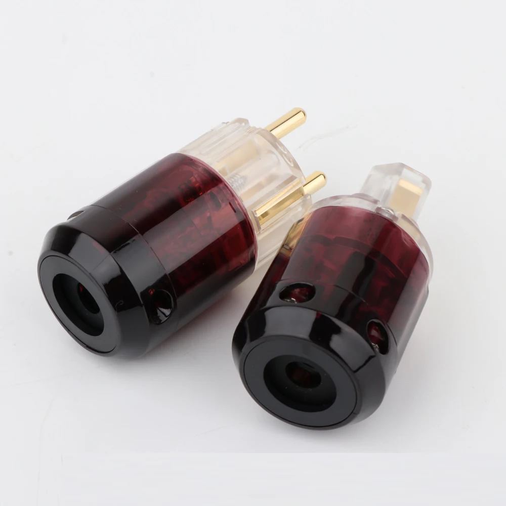 Hifi Oyaide C 079 P 079e Schuko Европейская штепсельная Вилка питания 24k позолоченный IEC аудио
