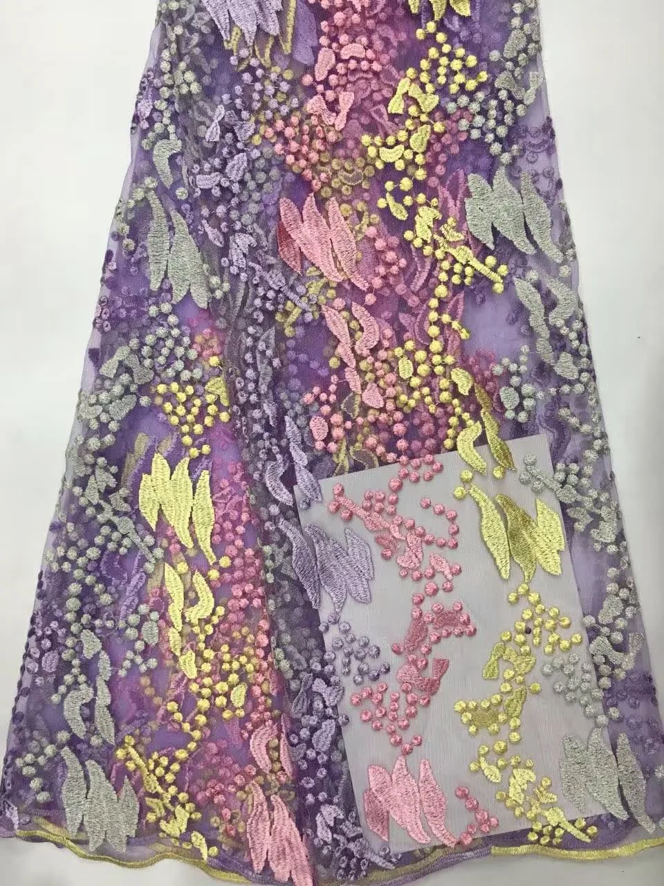 

Новейшие нигерийские кружевные ткани для свадьбы 2016, Высококачественная Тюлевая сетчатая кружевная вышитая бисером африканская кружевная...