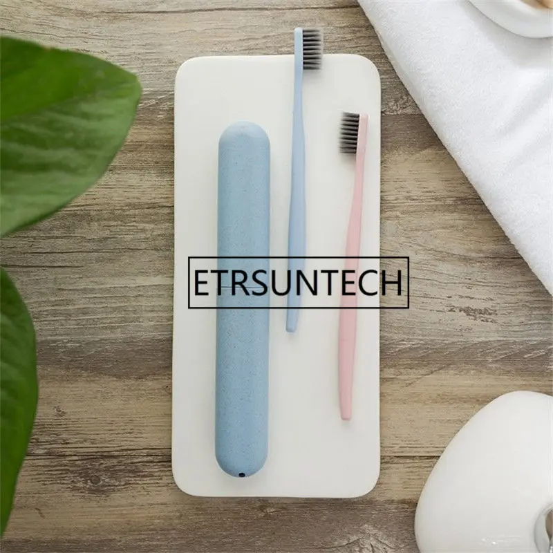 200pcs Portable Toothbrush Box Travel Camping Cap Case Storage Outdoor Trip Cute Accessories | Дом и сад