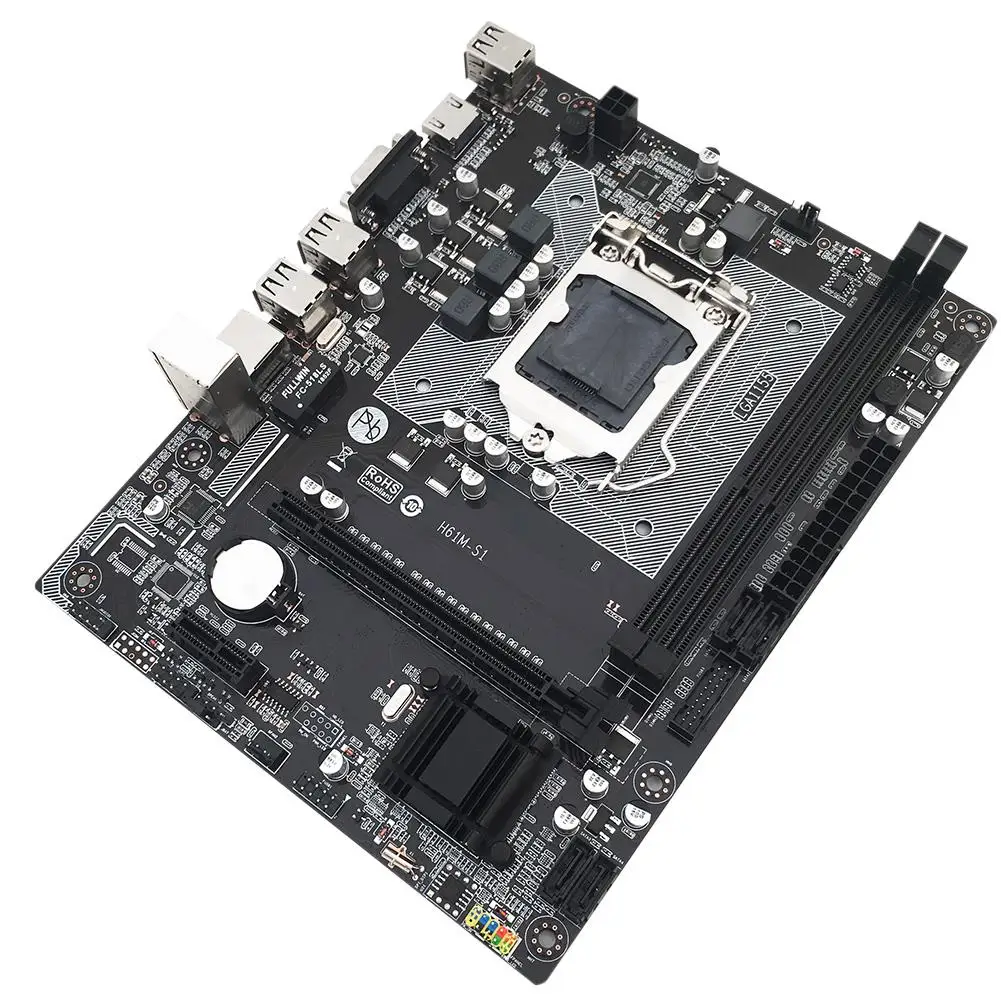 Desktop Computer Motherboard 1155 Pin CPU Interface All Solid State For Home Office Use | Электроника