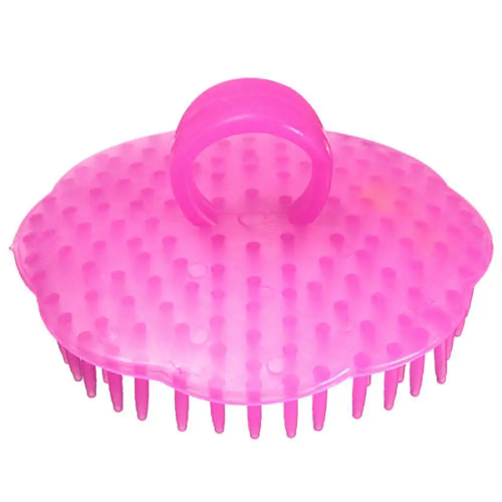 Щетка расческа для мытья головы и волос Мягкая силиконовая щетка массажер ухода за волосами|Расчески| |