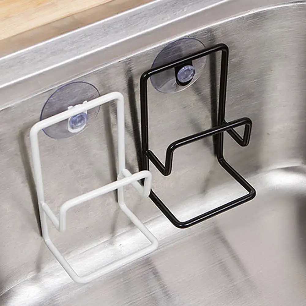 

Kitchen Suction Sink Drain Rack Sponge Storage Holder Kitchen Sink Rack Towel Soap Holder