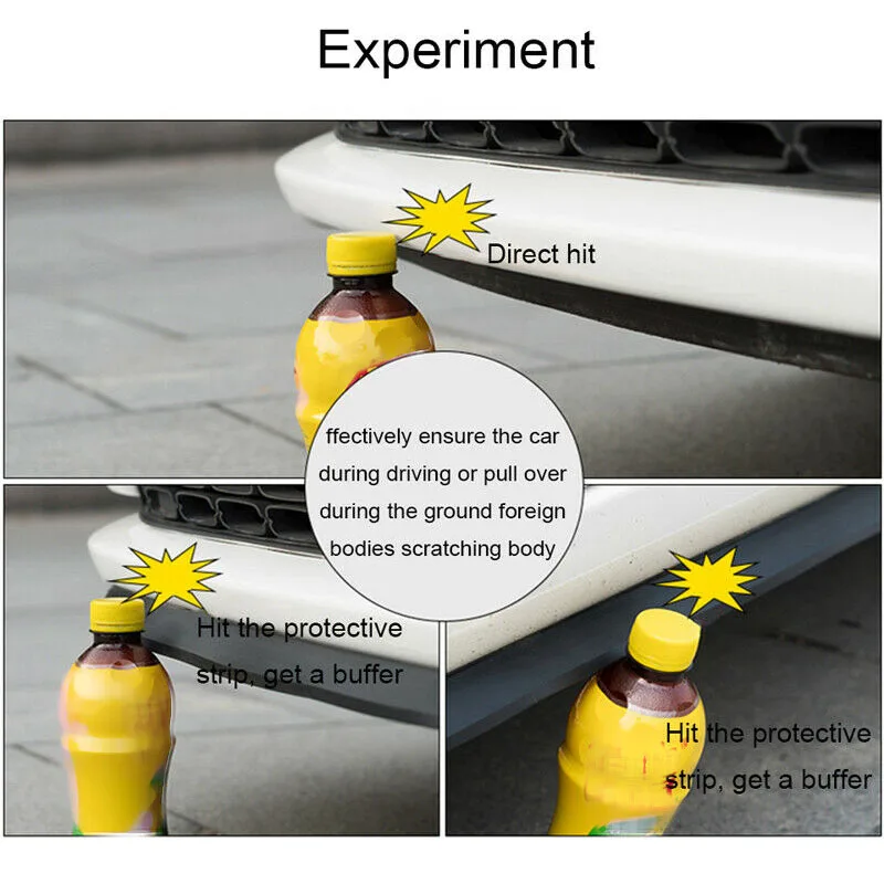 Универсальный идеальный резиновый спойлер на переднюю панель