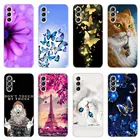 Мягкий силиконовый чехол-накладка на заднюю панель телефона Samsung Galaxy A13 A 13 GalaxyA13