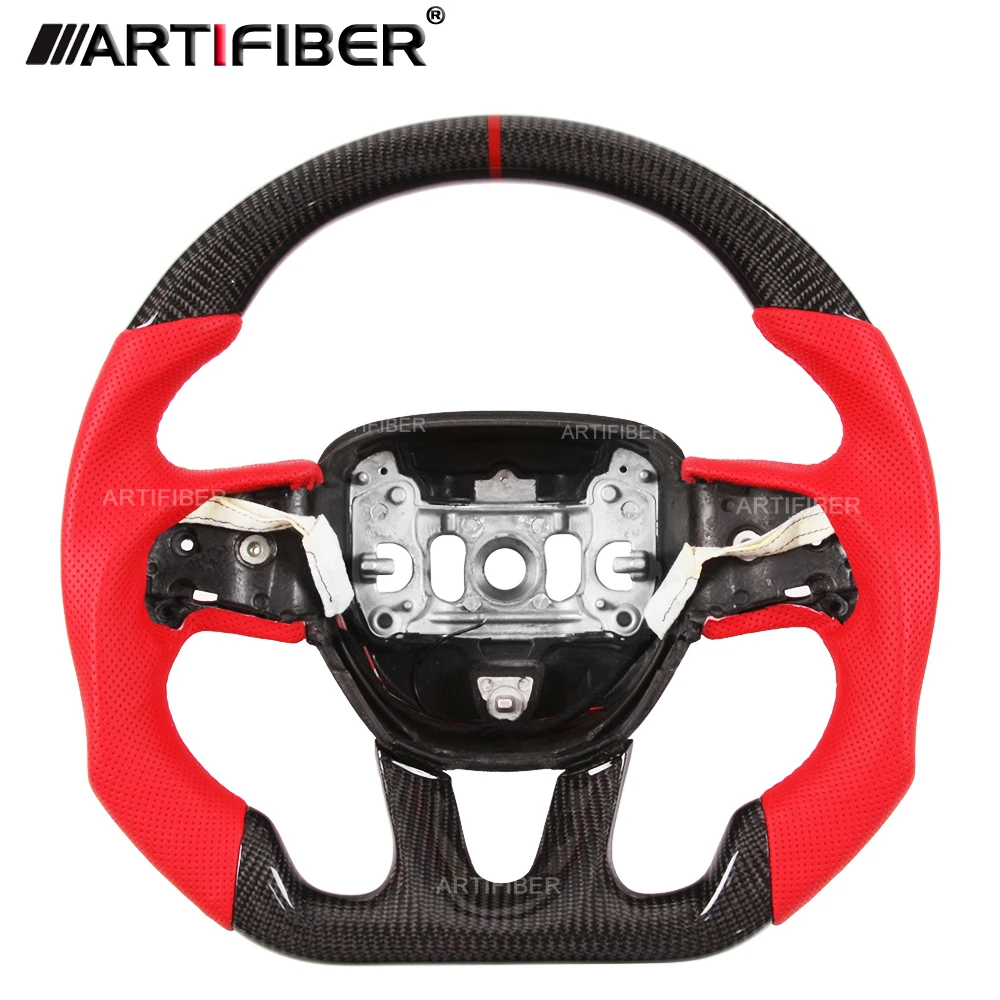 

Real Carbon Fiber Steering Wheel for Dodge Charger Challenger SRT