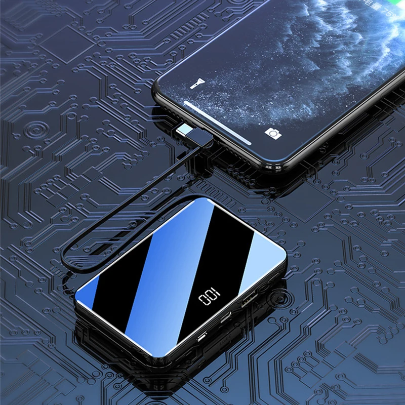 

Mini Power Bank 20000mAh Portable Charging Poverbank Mobile Phone External Battery Charger Powerbank 20000 mAh for Phones Tablet