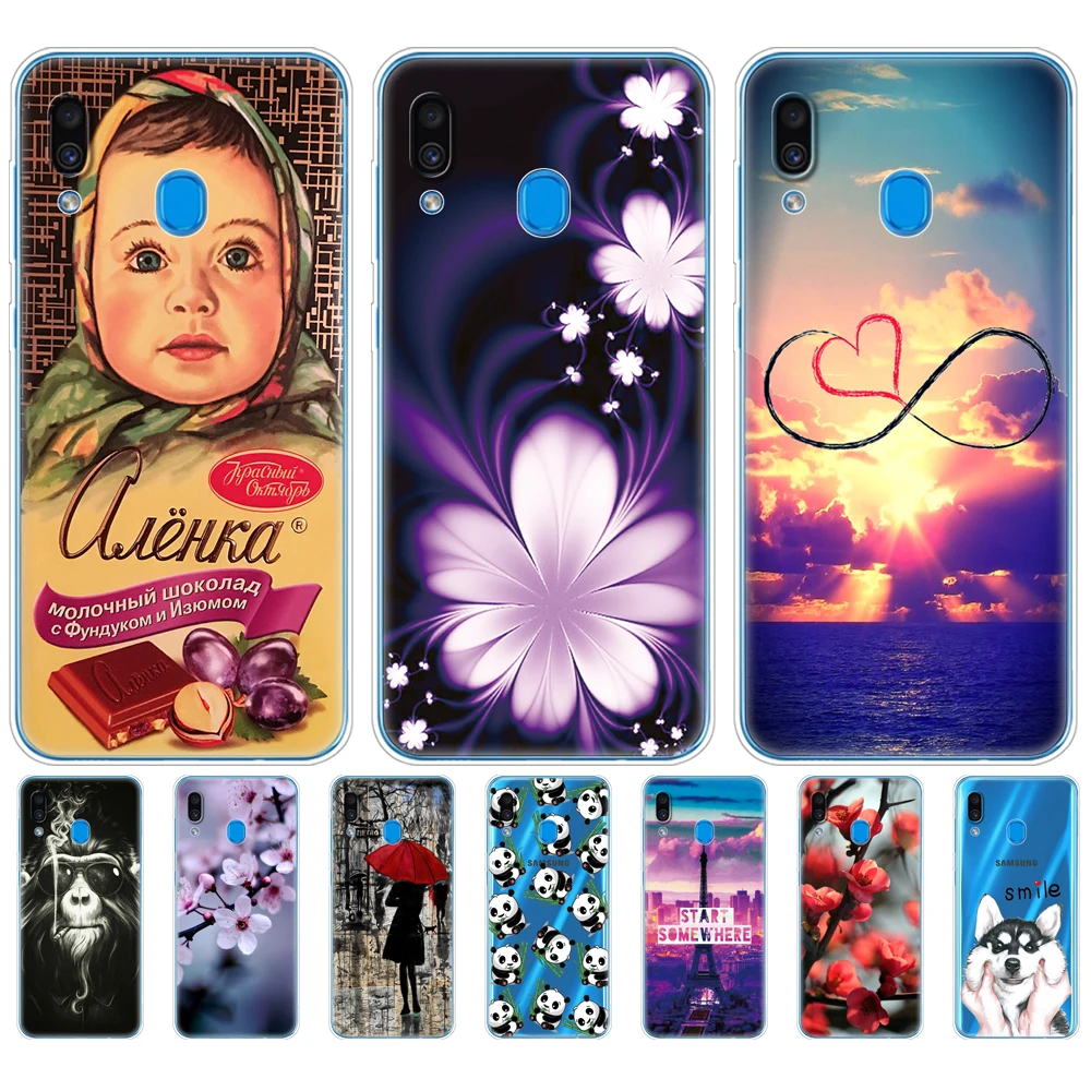 Чехол для Samsung Galaxy A20 чехол телефона силиконовые чехлы A 20 2019 A205F A205 искусственная