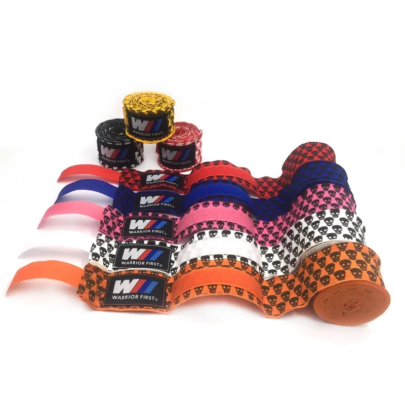 

1 Pair Boxing Hand Wraps Hand Wrapshandwraps Handwraps MMA Bandage Skull Print Pattern